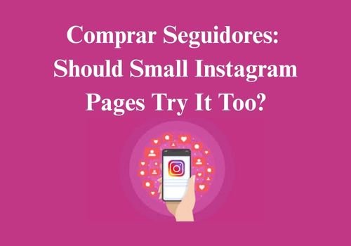 Comprar Seguidores: Should Small Instagram Pages Try It Too?